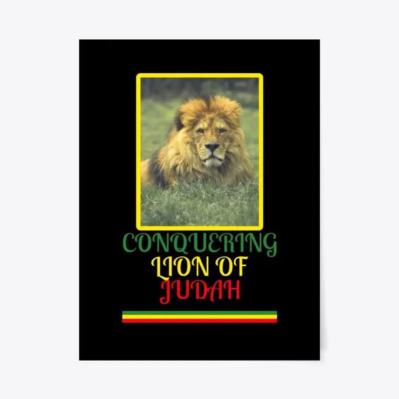 CONQUERING LION POSTER 