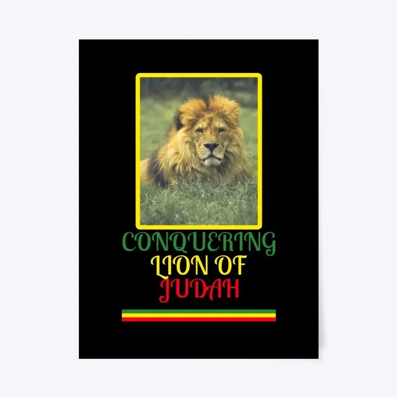 CONQUERING LION POSTER 